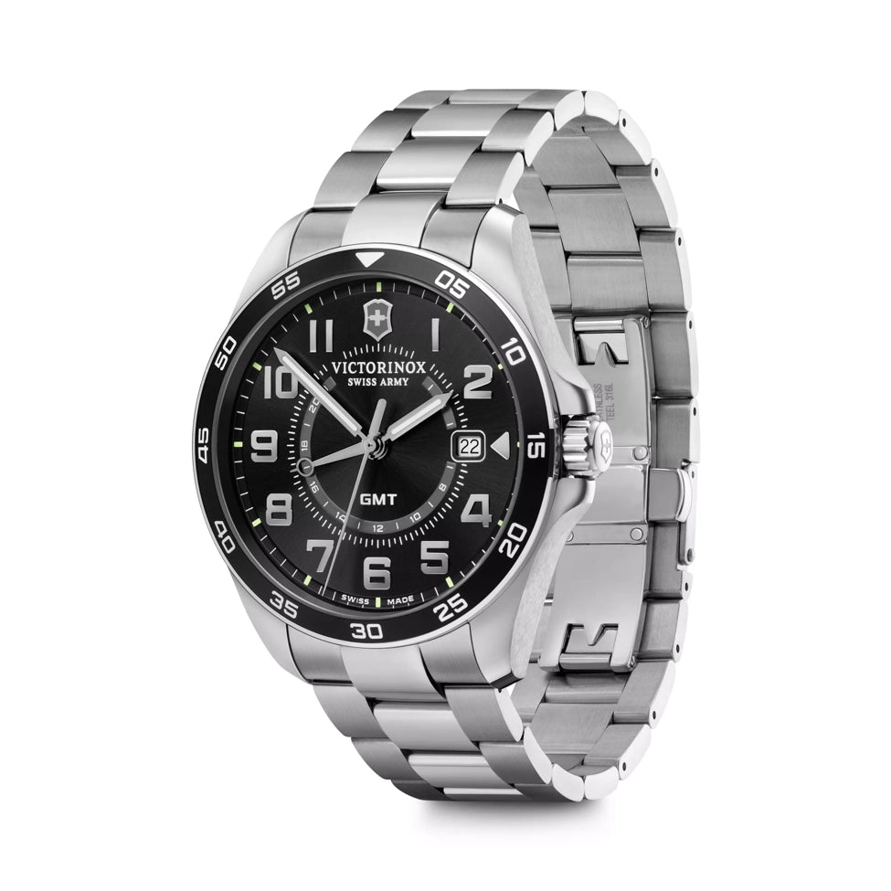 Victorinox Men's Watch Fieldforce Classic Black Steel 241930