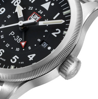 Thumbnail for Luminox Air Pilot P-38 Lightning GMT Men's Silver Watch XA.9522