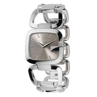 Thumbnail for Gucci YA125402 Ladies G-Gucci Silver Brown Watch