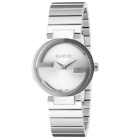 Thumbnail for Gucci Watch Interlocking G Ladies 29mm Silver YA133503