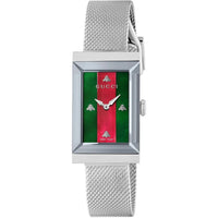 Thumbnail for Gucci YA147401 Ladies G-Frame Silver Watch