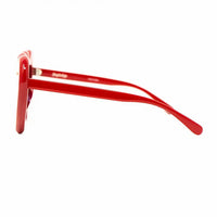 Thumbnail for Yaz Bukey x Linda Farrow Red Mirrored Sunglasses