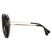 Thumbnail for Yaz Bukey x Linda Farrow Black Sunglasses