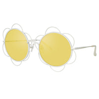 Thumbnail for Yaz Bukey x Linda Farrow Yellow Sunglasses
