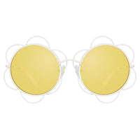 Thumbnail for Yaz Bukey x Linda Farrow Yellow Sunglasses