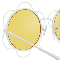 Thumbnail for Yaz Bukey x Linda Farrow Yellow Sunglasses