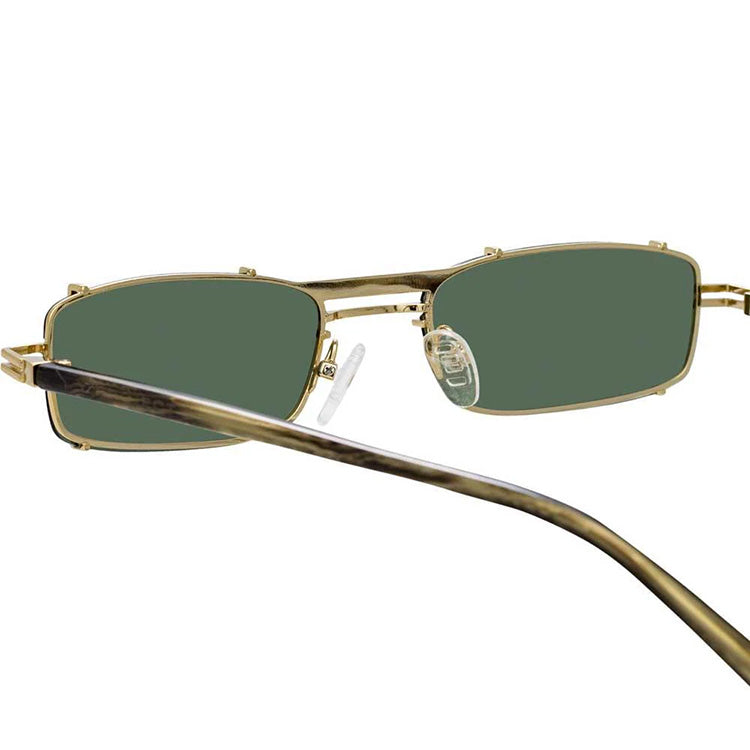 Y/Project x Linda Farrow Green Polarised Sunglasses