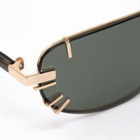 Thumbnail for Y/Project x Linda Farrow Green Polarised Sunglasses
