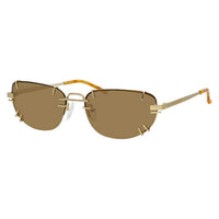 Thumbnail for Y/Project x Linda Farrow Brown Polarised Sunglasses