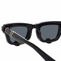 Thumbnail for Y/Project x Linda Farrow Black Polarised Sunglasses