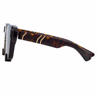 Thumbnail for Y/Project x Linda Farrow Black Brown Polarised Sunglasses