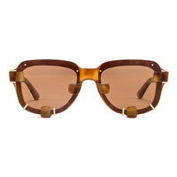 Thumbnail for Y/Project x Linda Farrow Brown Polarised Sunglasses