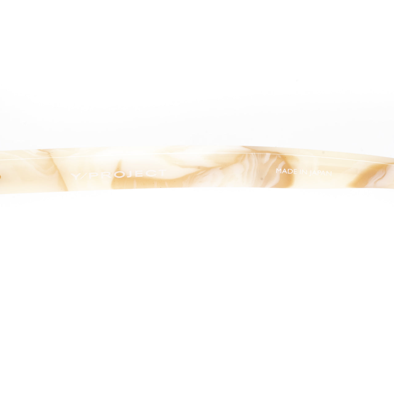 Y/Project x Linda Farrow Brown Ivory Sunglasses
