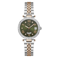 Thumbnail for Gc Flair Crystal Ladies Green Watch Z01010L9MF