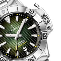 Thumbnail for Zorbello D1 Ocean Men's Green Watch ZBAG003