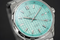 Thumbnail for Zorbello Mechanical Watch M1 Series Tiffany Blue LumiNova® ZBAE003