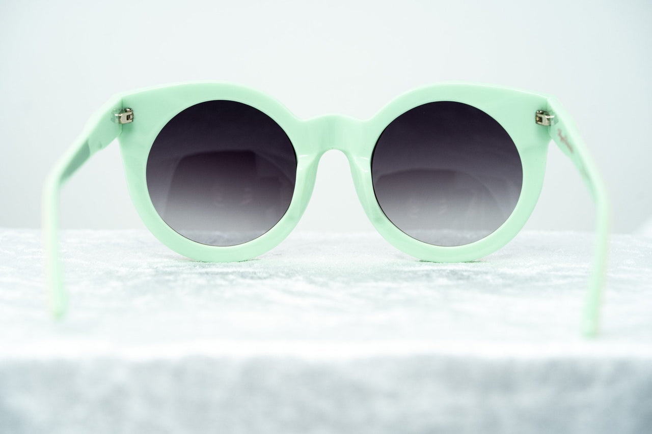 Agent Provocateur Women Sunglasses Round Cream/Green and Grey Lenses Category 3 - AP65C4SUN - Watches & Crystals
