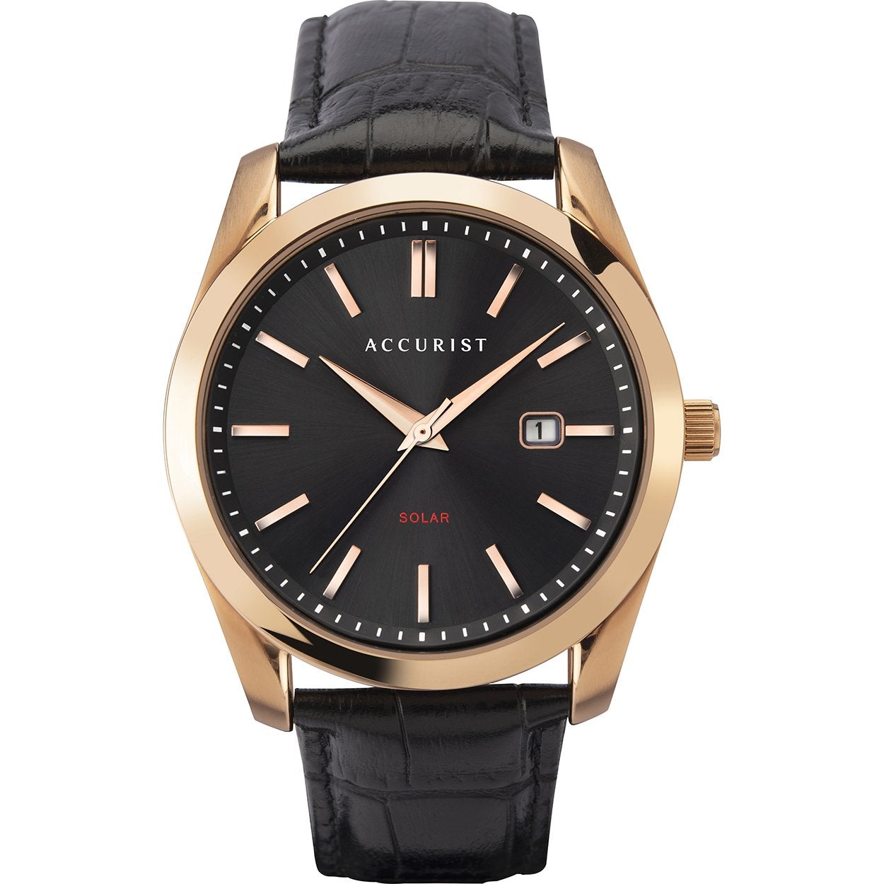 Analogue Watch - Accurist 7338 Men's Black Watch