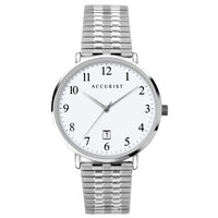 Thumbnail for Analogue Watch - Accurist 7371 Men's White Classic Watch