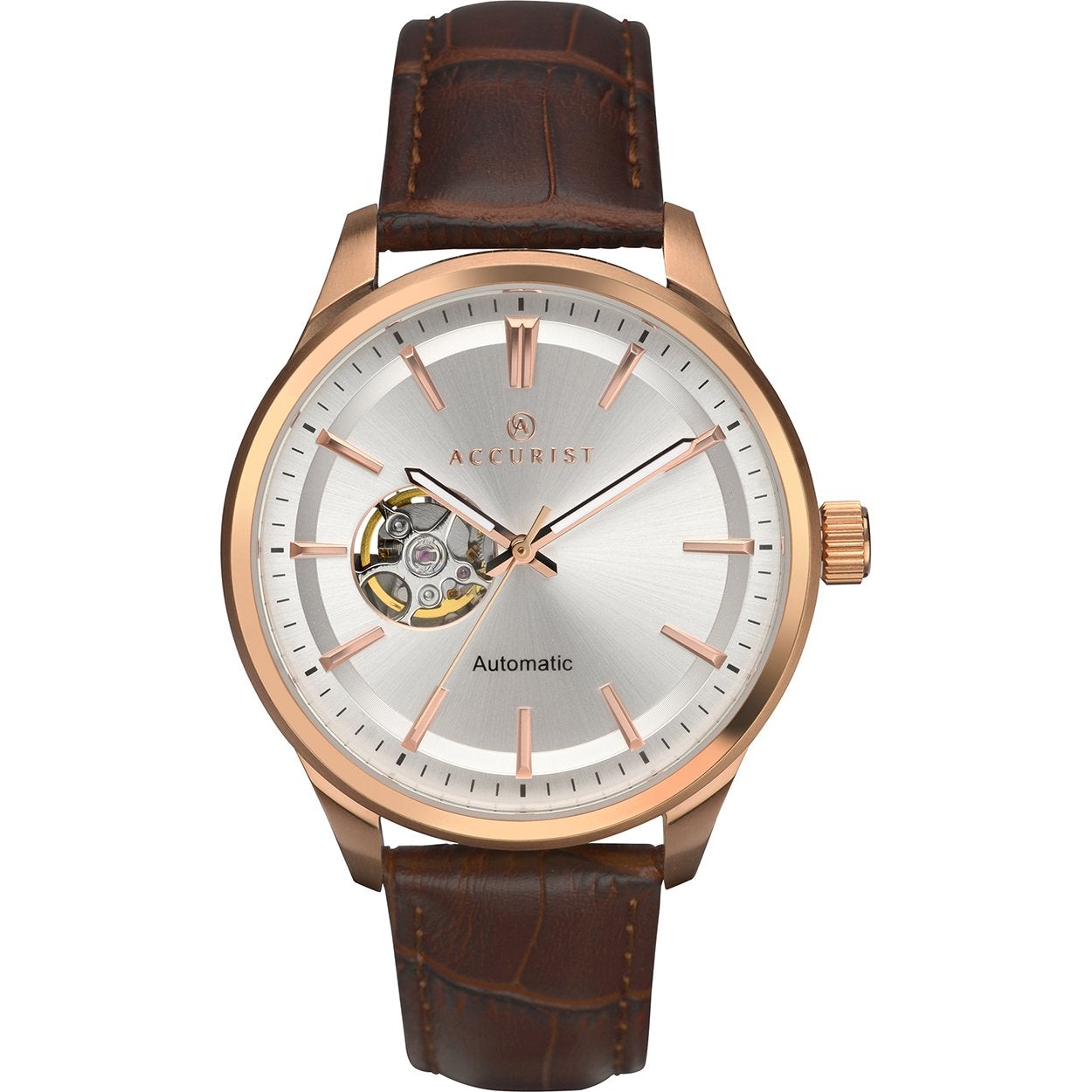 Accurist 7702 Mens Brown Watch