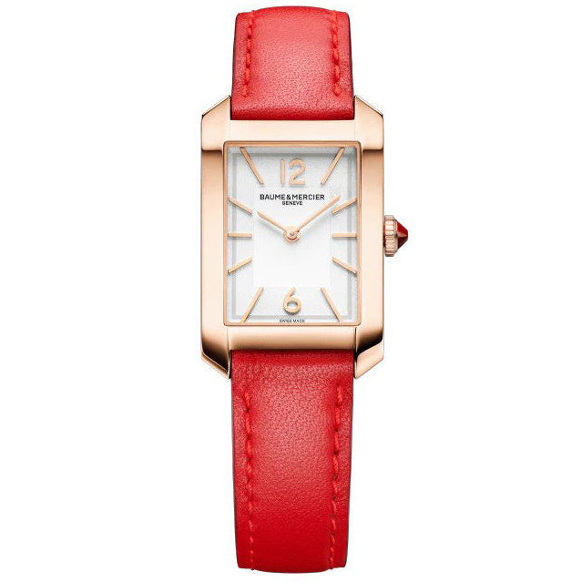 Analogue Watch - Baume & Mercier Ladies Red Hampton Watch BM0A10628