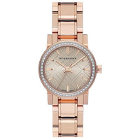 Thumbnail for Analogue Watch - Burberry BU9225 Ladies The City Diamond Rose Gold Watch