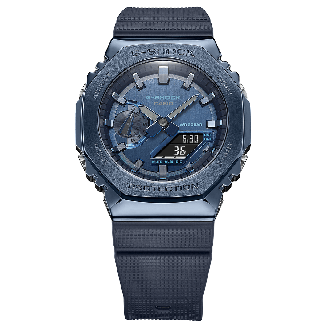 Analogue Watch - Casio G-Shock Men's Blue Watch GM-2100N-2AER