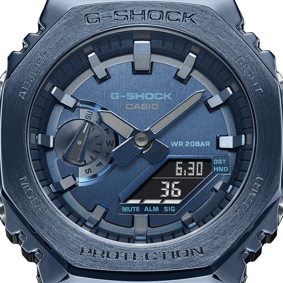 Analogue Watch - Casio G-Shock Men's Blue Watch GM-2100N-2AER