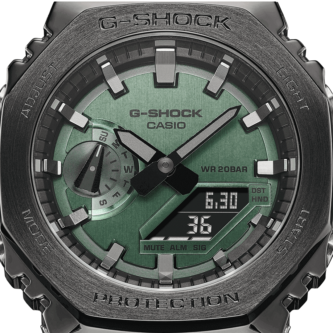 Analogue Watch - Casio G-Shock Men's Green Watch GM-2100B-3AER