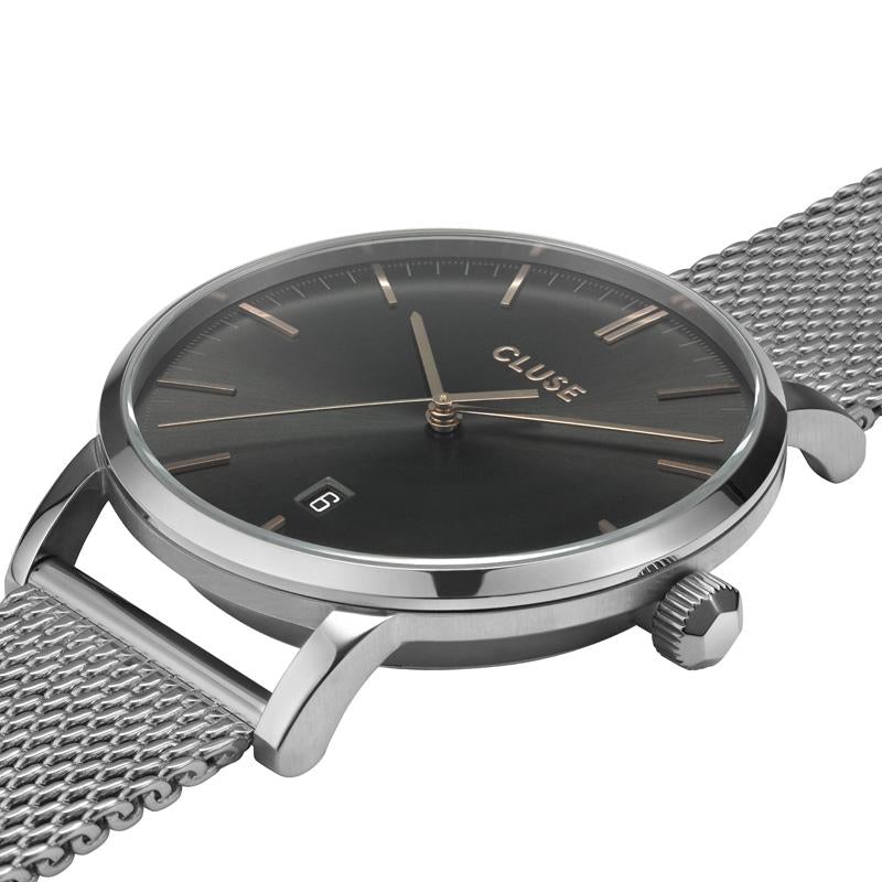 Analogue Watch - Cluse Dark Grey Aravis Watch CW0101501003