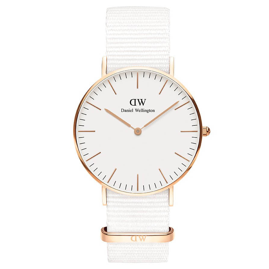 Analogue Watch - Daniel Wellington Classic Dover Ladies Rose Gold Watch DW00600309