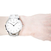 Thumbnail for Analogue Watch - Daniel Wellington Iconic Link Men's Silver Watch DW00600341