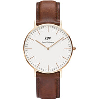 Thumbnail for Analogue Watch - Daniel Wellington Men's Brown Classic ST Mawes Watch DW00100035