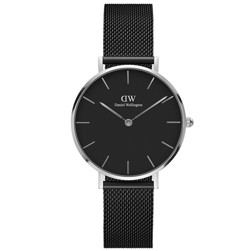 Analogue Watch - Daniel Wellington Petite Ashfield Ladies Black Watch DW00600202