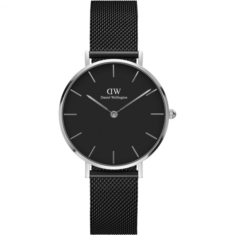 Analogue Watch - Daniel Wellington Petite Ashfield Ladies Silver Watch DW00100202