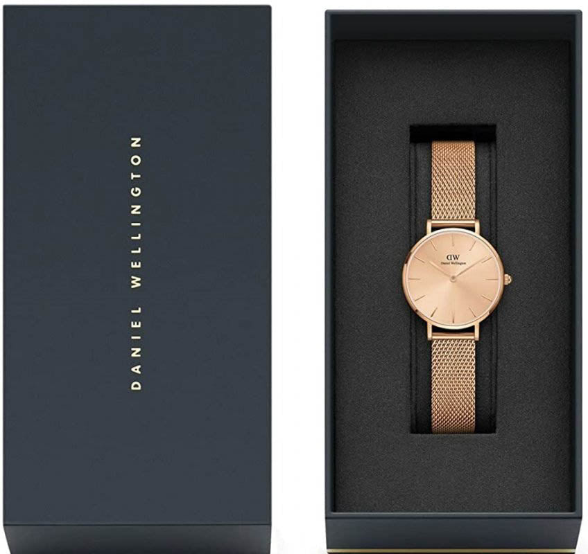 Analogue Watch - Daniel Wellington Petite Unitone Ladies Rose Gold Watch DW00600471