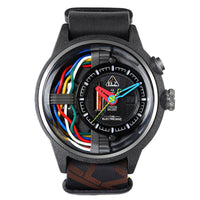 Thumbnail for Analogue Watch - Electricianz Black Carbon Z Watch ZZ-A1A/03