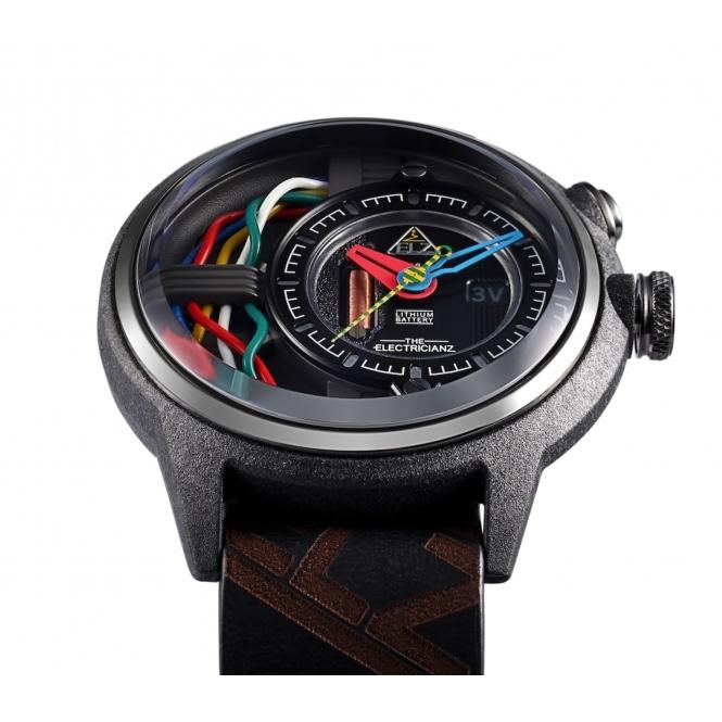 Analogue Watch - Electricianz Black Carbon Z Watch ZZ-A1A/03