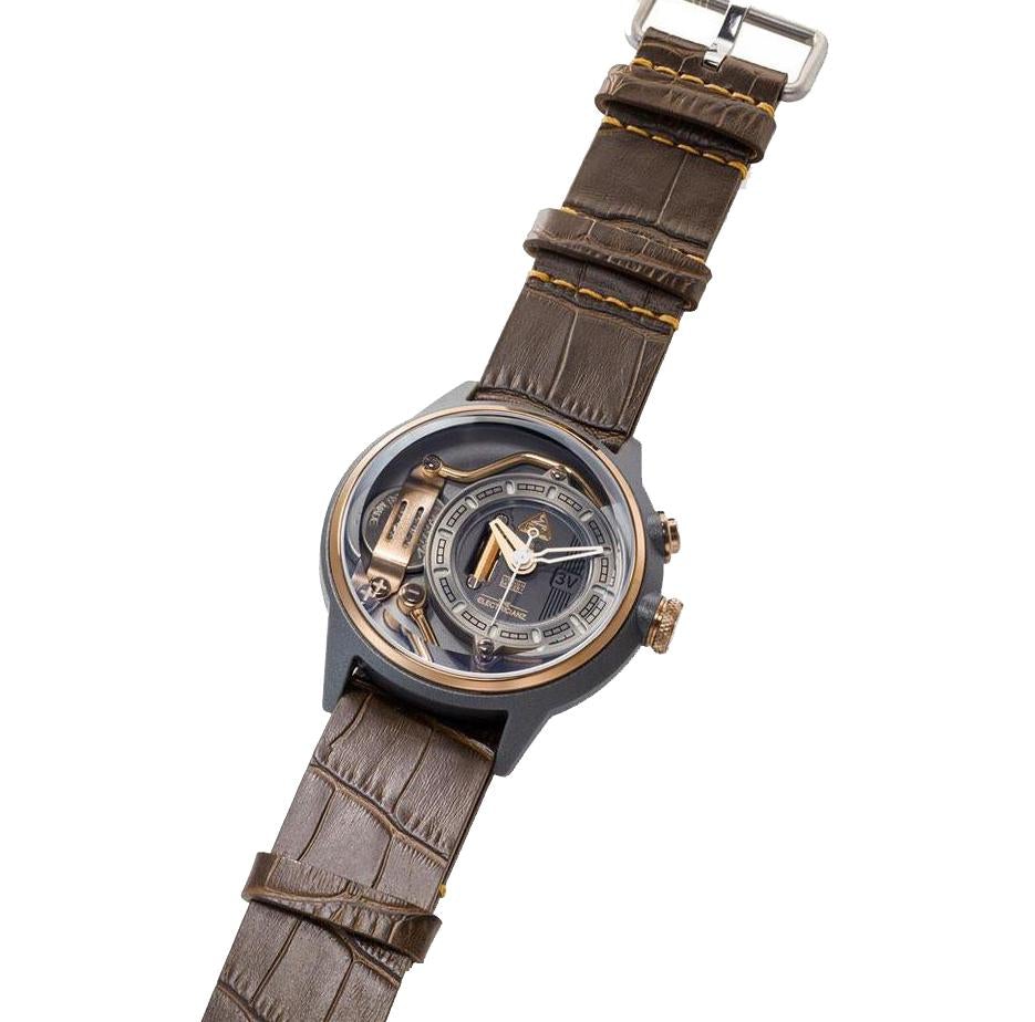 Analogue Watch - Electricianz Brown Mokaz Crocoz Watch ZZ-A1C/02-CR