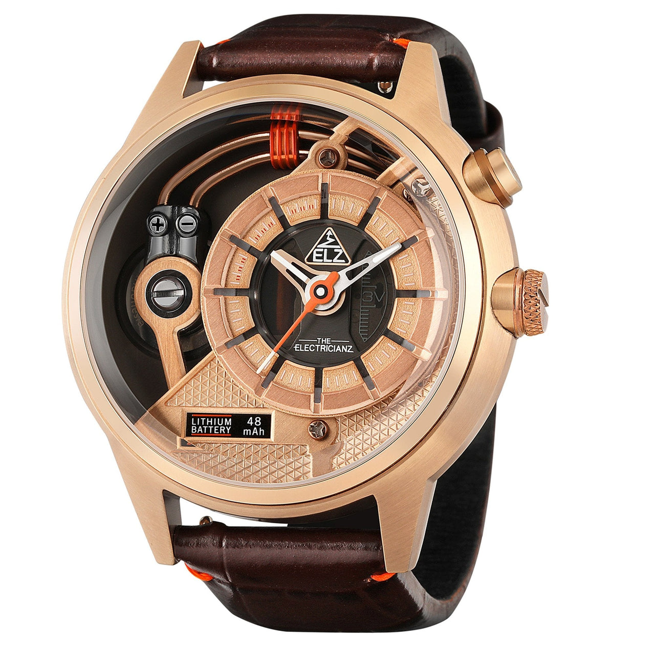 Analogue Watch - Electricianz Brown Soprano Z Watch ZZ-A3C/03