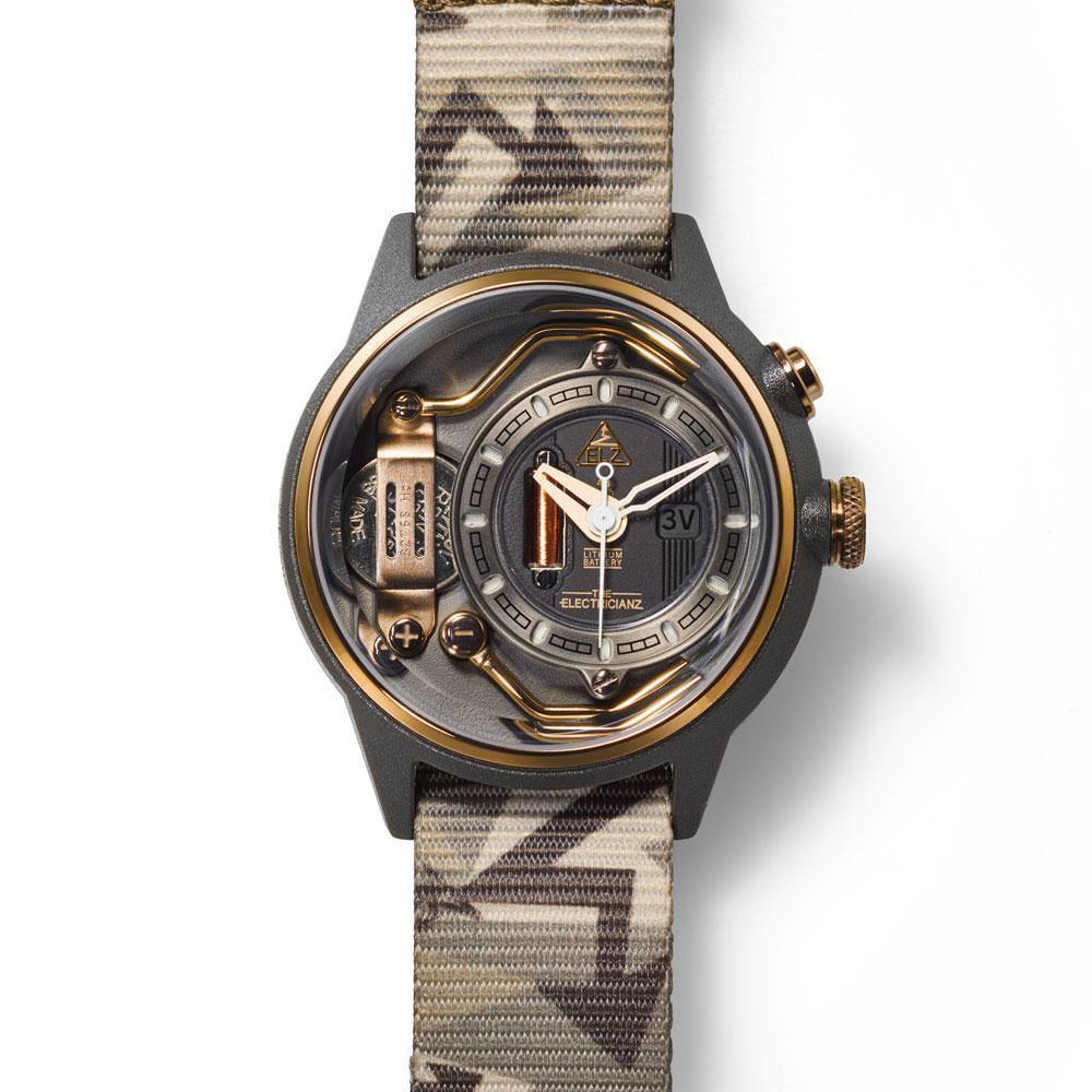 Analogue Watch - Electricianz Camouflage Mokaz Camoz Watch ZZ-A1C/02-CA