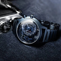 Thumbnail for Analogue Watch - Electricianz Men's Blue Z Metal Watch ZZ-A4C/03