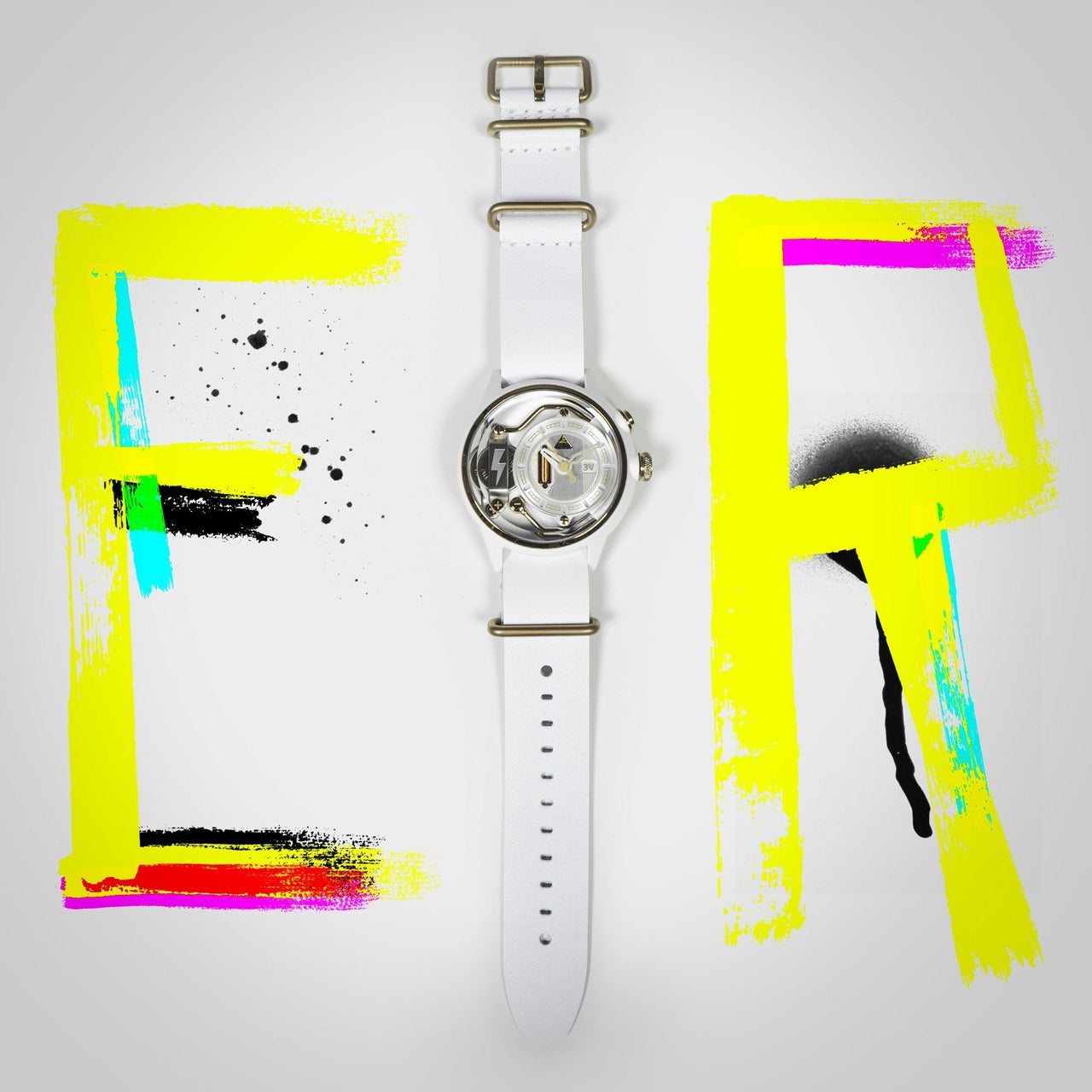 Analogue Watch - Electricianz White Snow Watch ZZ-A1C/04