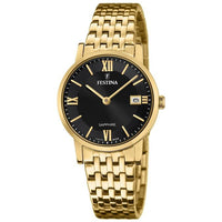 Thumbnail for Analogue Watch - Festina F20021/3 Ladies Gold Swiss Made Watch