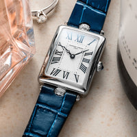 Thumbnail for Analogue Watch - Frederique Constant Ladies Fc Art Deco Blue Watch FC-200MPW2AC2D6