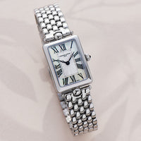 Thumbnail for Analogue Watch - Frederique Constant Ladies Fc Art Deco Silver Watch FC-200MPW2AC6B