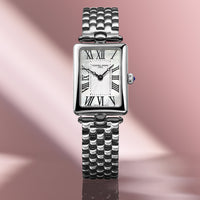 Thumbnail for Analogue Watch - Frederique Constant Ladies Fc Art Deco Silver Watch FC-200MPW2AC6B