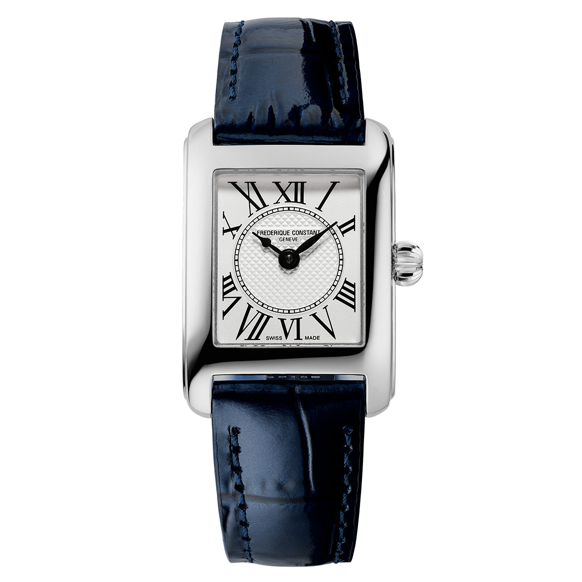 Analogue Watch - Frederique Constant Ladies Fc Classic Carree Blue Watch FC-200MC16