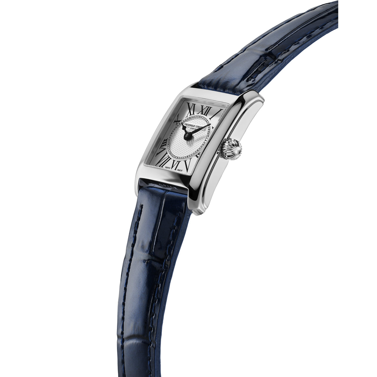 Analogue Watch - Frederique Constant Ladies Fc Classic Carree Blue Watch FC-200MC16