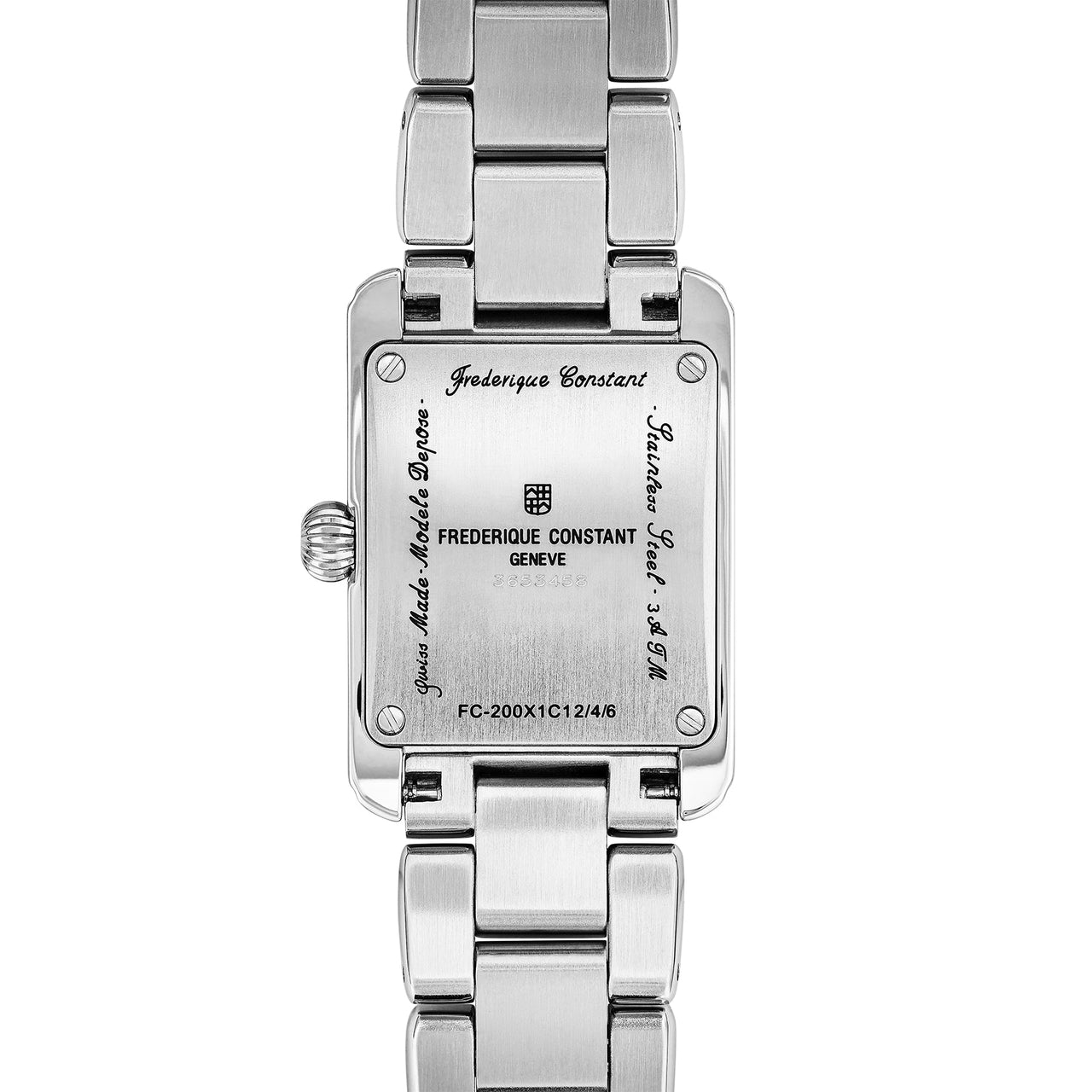 Analogue Watch - Frederique Constant Ladies Fc Classic Carree Silver Watch FC-200MC16B